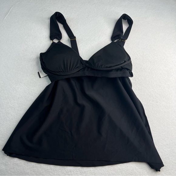 Sunsets Escape Black Amelia Tankini top size 6 - Picture 10 of 12